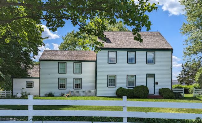Historic Habre de Venture house at Thomas Stone National Historic Site in Charles County Maryland near Waldorf