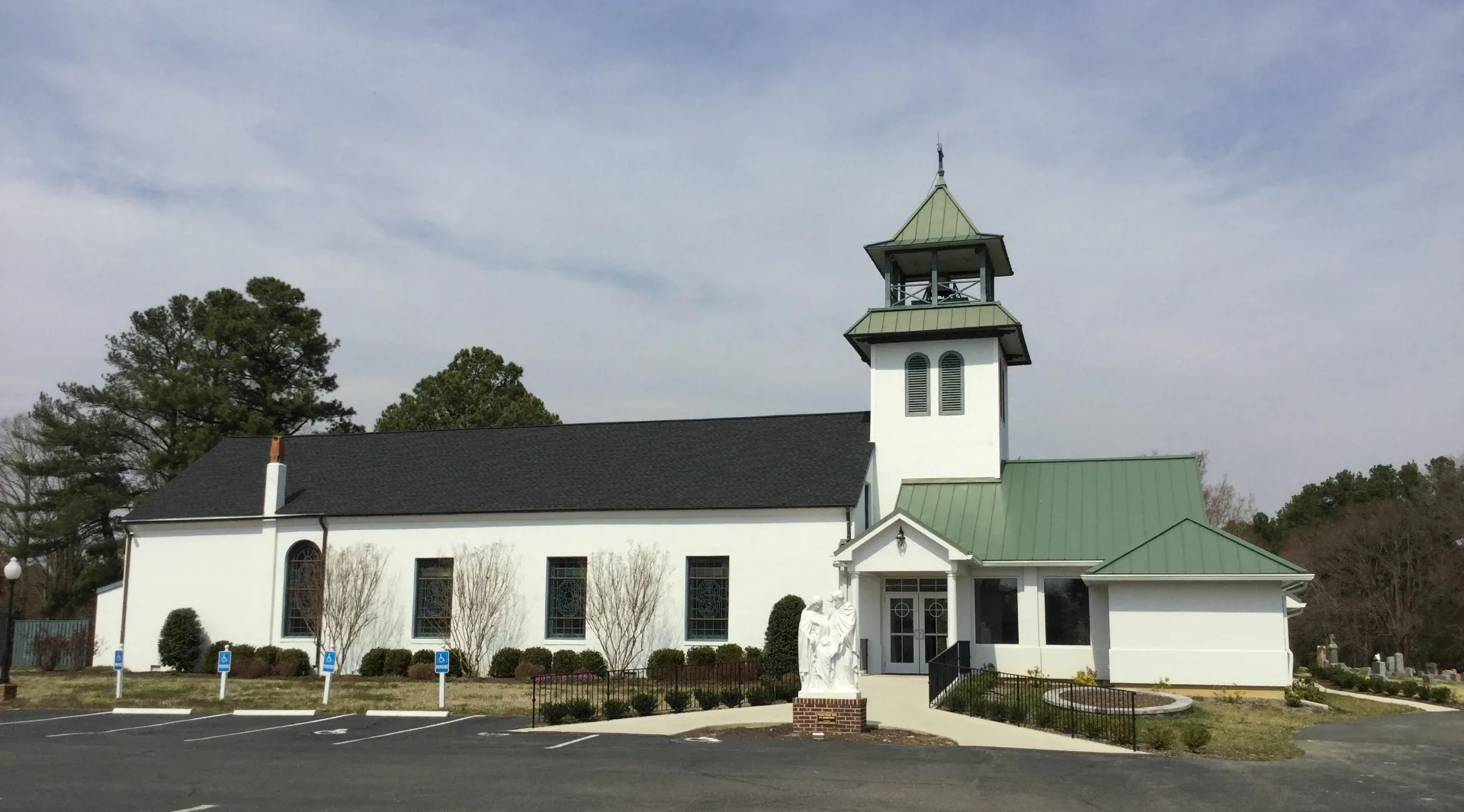 St Joseph Catholic Church historic landmark in Pomfret Maryland